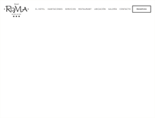 Tablet Screenshot of granhotelroma.com.ar